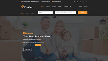 Giao diện bất động sản 1