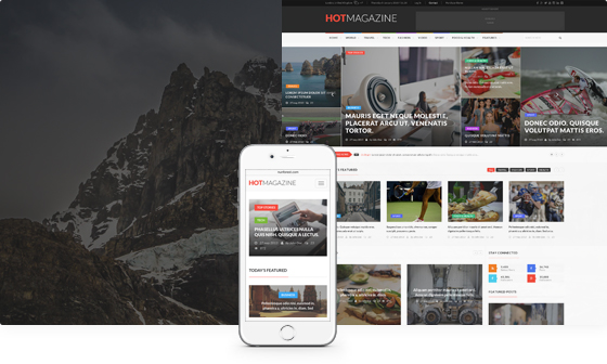 Mẫu giao diện tin tức 1