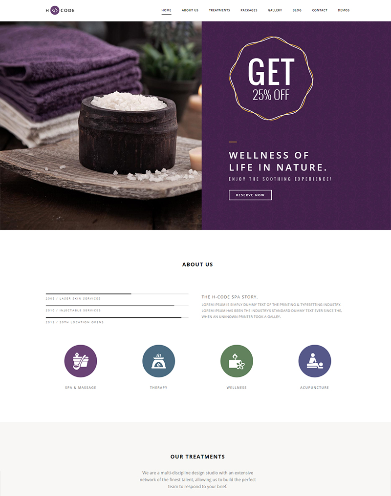 Mẫu Giao Diện Thiết Kế Website Spa, Thẩm Mỹ Viện 7