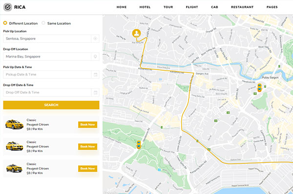 Mẫu giao diện Website Du Lịch 14