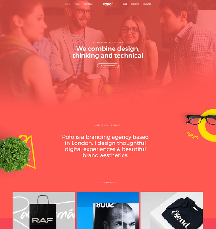 Mẫu giao diện doanh nghiệp 19