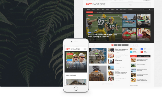 Mẫu giao diện tin tức 2