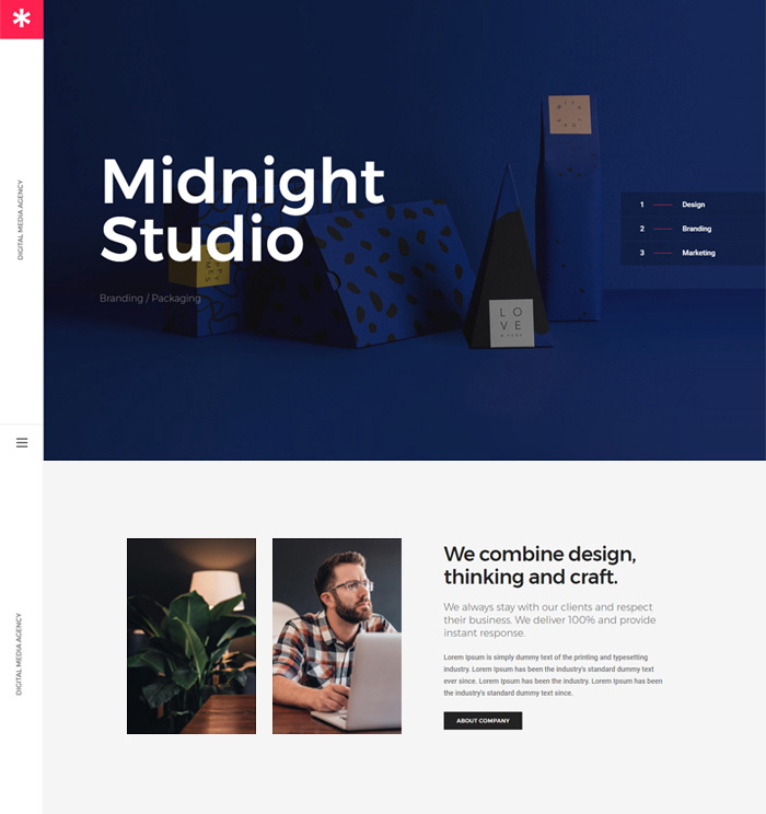 Mẫu giao diện doanh nghiệp 3