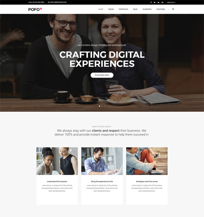 Mẫu giao diện doanh nghiệp 4