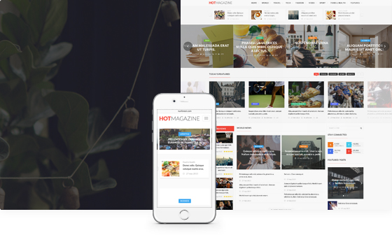 Mẫu giao diện tin tức 4