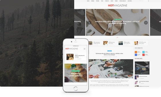 Mẫu giao diện tin tức 5