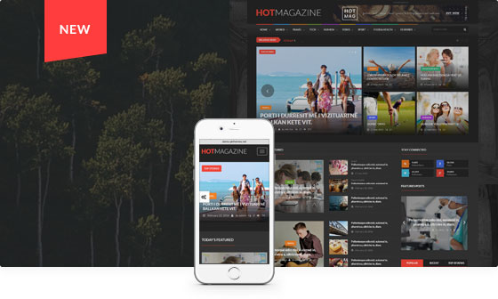 Mẫu giao diện tin tức 6