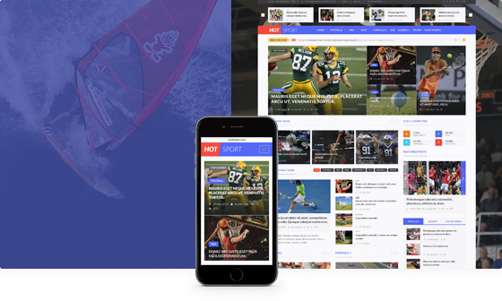 Mẫu giao diện tin tức 7