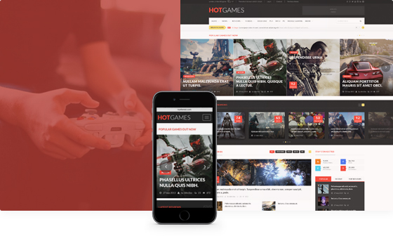 Mẫu giao diện tin tức 8