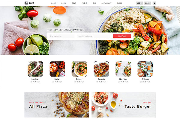 Mẫu giao diện Website Du Lịch 8