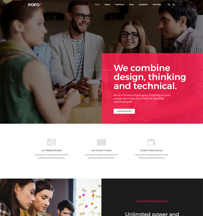 Mẫu giao diện doanh nghiệp 8