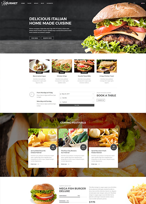 Giao diện nhà hàng khách sạn 9