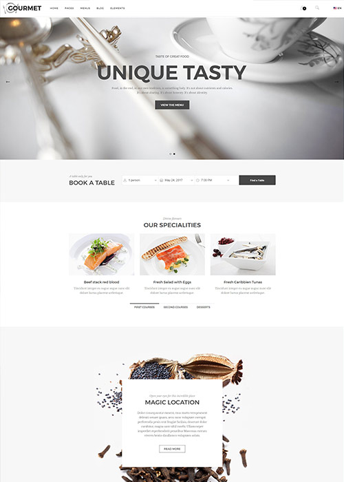 Giao diện nhà hàng khách sạn 11