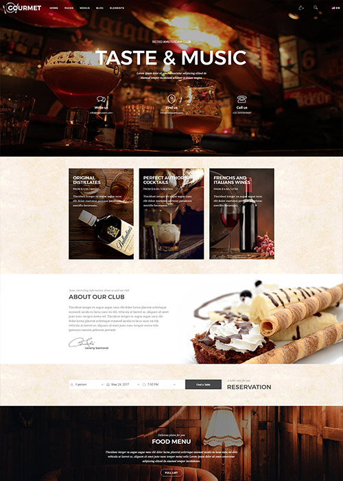 Giao diện nhà hàng khách sạn 10