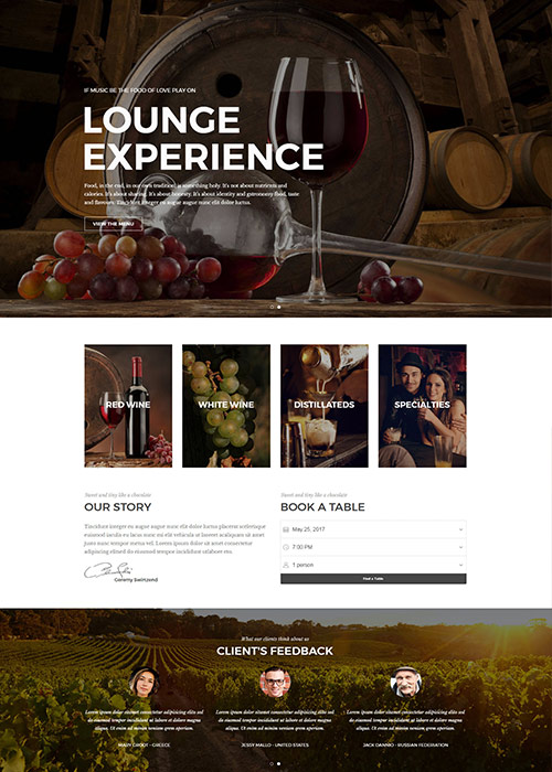 Giao diện nhà hàng khách sạn 8