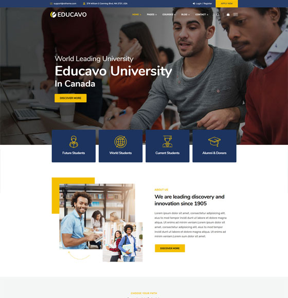 Mẫu giao diện giáo dục 10