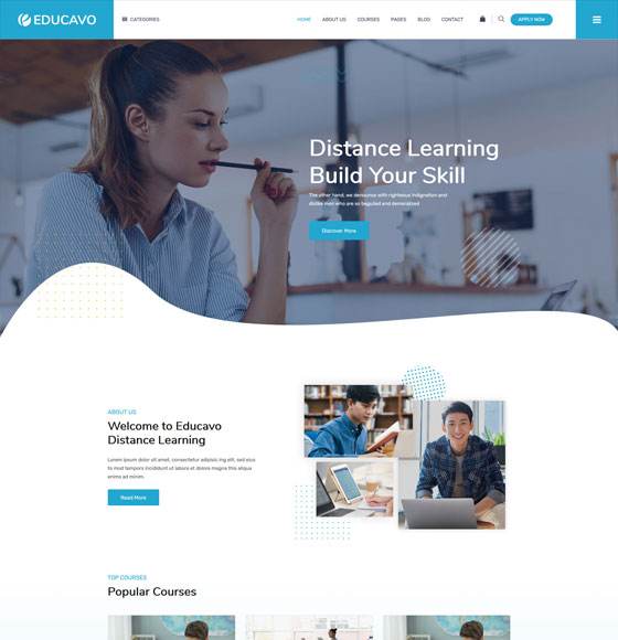 Mẫu giao diện giáo dục 5