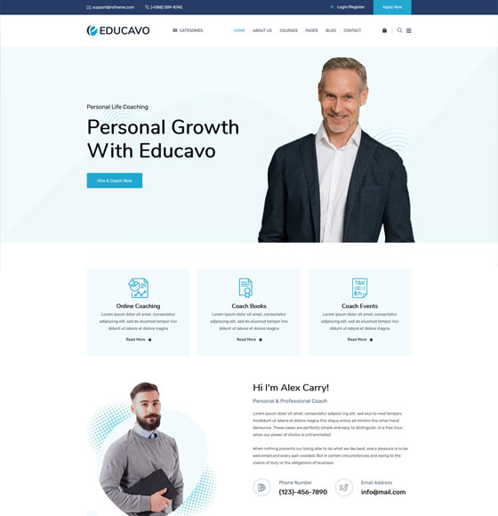 Mẫu giao diện giáo dục 6