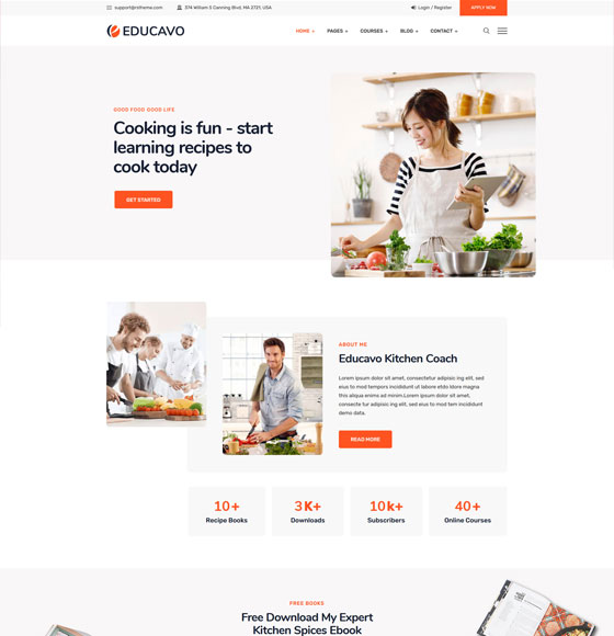 Mẫu giao diện giáo dục 9
