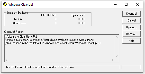 Download CleanUp – Phần mềm dọn dẹp và tối ưu hệ thống