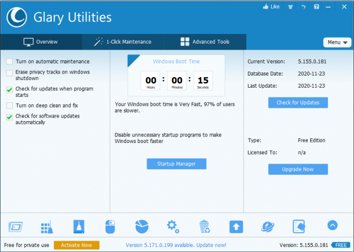 Download Glary Utilities Pro 5.155 Full Key Full Crack Mới Nhất