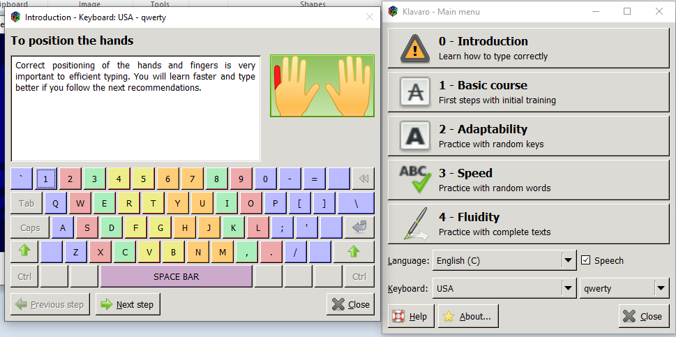Klavaro Touch Typing Tutor – Phần mềm luyện gõ bàn phím cực hay